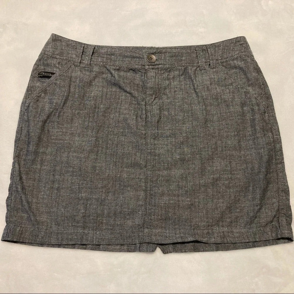 Converse One Star Gray Cotton Skirt 12 - Picture 1 of 11